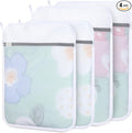 4 PCS Durable Honeycomb Mesh Laundry Bags by Dntorx