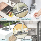 Daily Treasures 15.7"x4.7" Silicone Faucet Splash Guard - Image 7