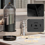 Toothbrush Holders with Cover, Drainage Rotating Electric Toothbrush Organizer - Image 2