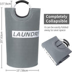 ZEROJETLAG 82L Large Laundry Basket Collapsible Hamper - Image 2