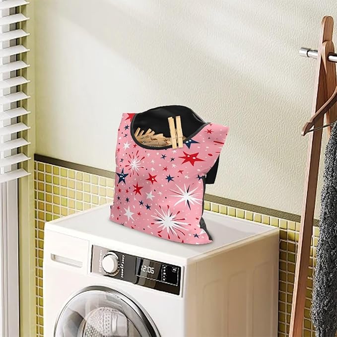 Clothes Pin Hanging Bag, Clothes Pins Bag Holder Outdoor 4.Stylish Clothespin - Image 3