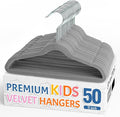 Smartor Premium 11 Inch Baby Hangers 50 Pack, Non Slip, Space Saving Felt by Smartor