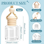 AROIC Car Air Freshener 6 Pack, Long Lasting Fresh Aroma Diffuser Set - Image 6