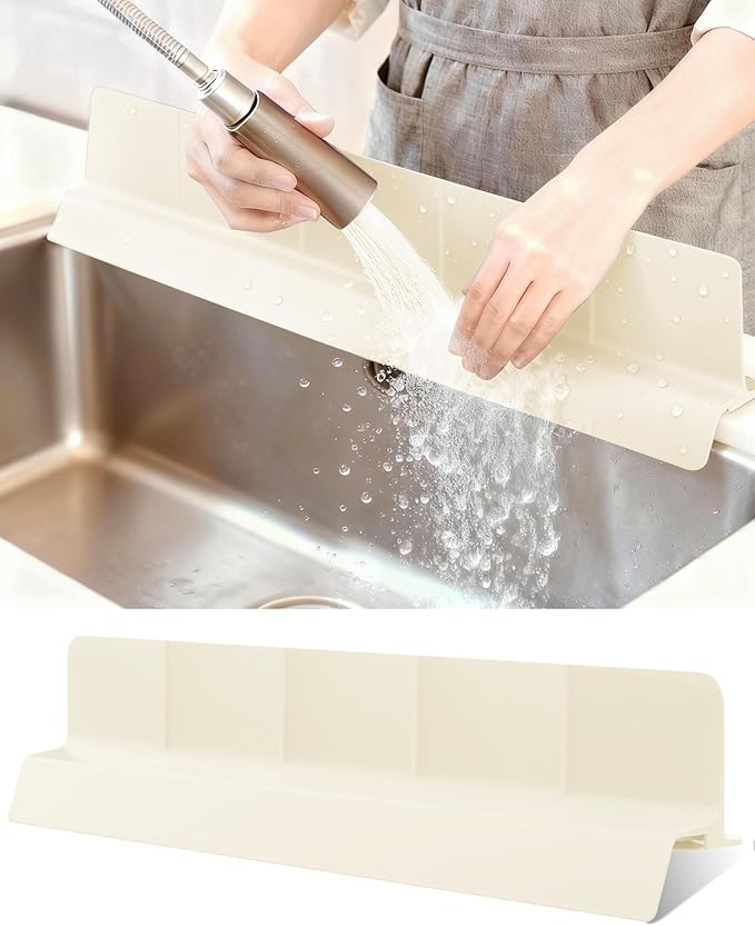 Kitchen Sink Splash Guard 23" Silicone Water Guard by AyNirser
