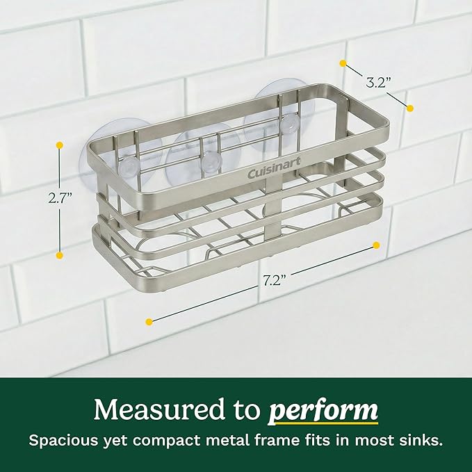 Cuisinart Sponge Holder for Kitchen Sink—Metal Sink Caddy - Image 6
