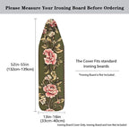 Pink Flower Print Ironing Board Cover and Pad - Image 5