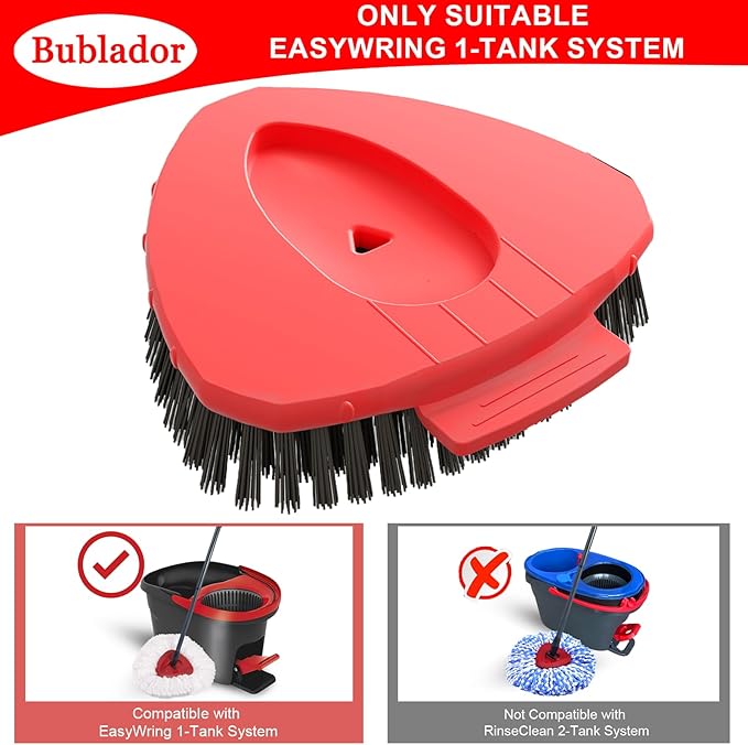 2 Pack Scrubber Mop Replace Head Compatible - Image 2