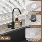 Faucet Mat for Kitchen Sink, Diatomite Quick Drying Tray, 15.8 Inch Kitchen - Image 4
