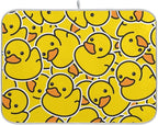 Yellow Duck Dish Drying Mat Super Absorbent Drying Mat Large Coffee Mat by OTVEE