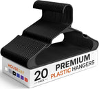 HOUSE DAY Plastic Hangers 20 Pack by HOUSEDAY