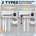 Toothbrush Sanitizer and Holder, DRMXBU Toothbrush Holders - Image 3