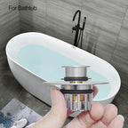LEKEYE Tub Stopper | Shower Drain Hair Catcher | Pop-up Drain Stopper - Image 6