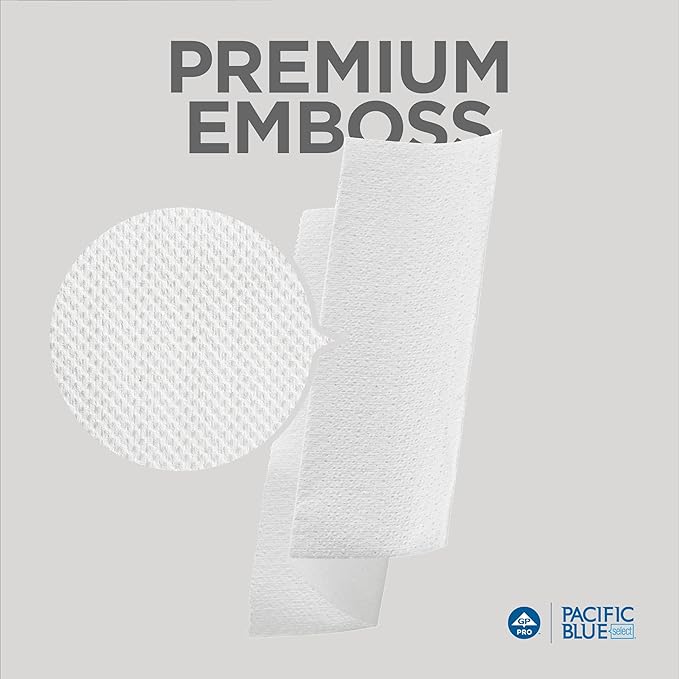 Pacific Blue Select Multifold Premium 2-Ply Paper Towels by GP PRO, 125 Paper - Image 6