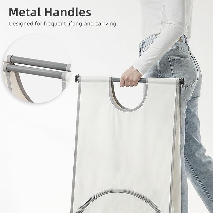 STORAGE MANIAC Wall Mount Laundry Hamper, Hanging Laundry Bag - Image 4