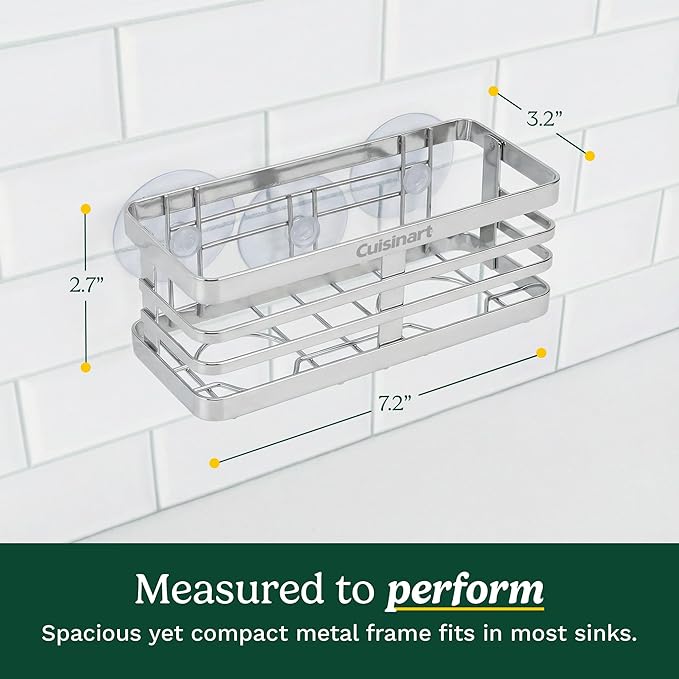 Cuisinart Sponge Holder for Kitchen Sink—Metal Sink Caddy - Image 6