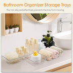 Criusia Drawer Organizer, 18 Pack Large Clear Plastic Kitchen Drawer Organizers - Image 5