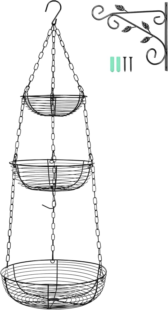FANGSUN 3-Tier Hanging Fruit Basket - Image 9