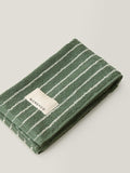WENSHUO Frosted Pines-Striped Pure Cotton Hand Towel, 100% Combed Cotton by WENSHUO