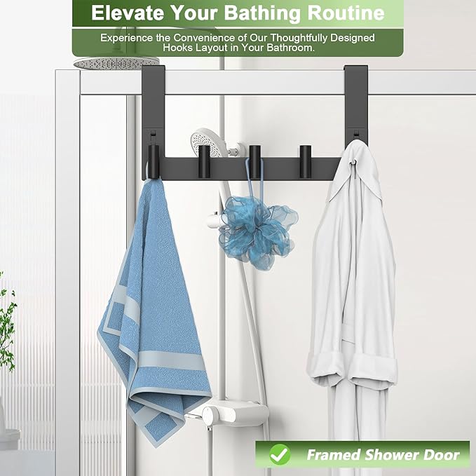 Stainless Steel Over Door Hooks, Over Door Hanger Holder - Image 4