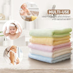 Yoofoss Luxury Washcloths Towel Set 10 Pack Baby Wash Cloth - Image 5