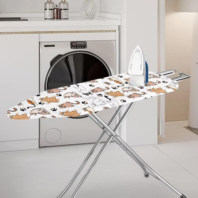 Sprowallow Cat Paw Print Ironing Board Cover and Pad Standard Size 15x54 inch - Image 2