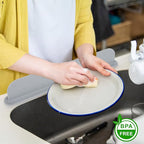 19.29 inch Kitchen Sink Splash Guard, Silicone Sink Baffle Splash Guard - Image 5