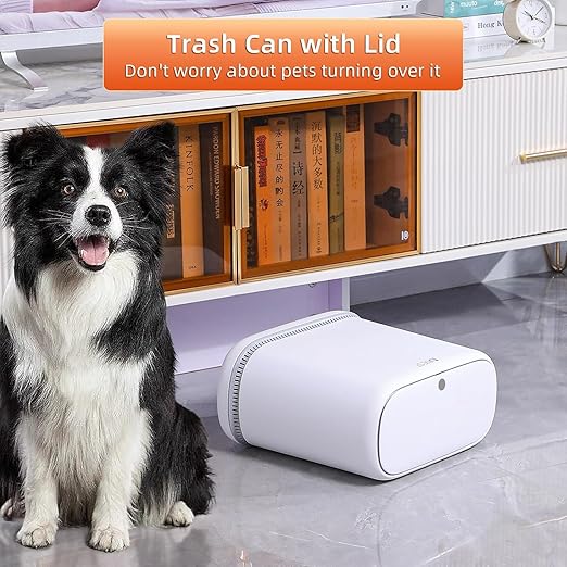 funest Bathroom Trash Can, 3.3 Gallon Slim Trash Can - Image 6