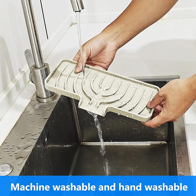 Sponge Holder for Kitchen Sink, Dish Sponge Holder & Soap Tray - Image 6