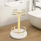 HarJue Toothbrush Holder Stand for Bathroom, Metal Toothbrush Organizer - Image 8