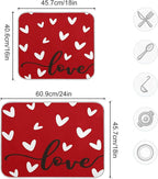 Happy Valentine's Day Dish Drying Mat - Image 3