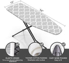 Ironing Board Cover and Pad, Standard Size 15" x 54" Iron Board Replacement - Image 2