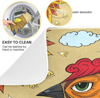 Absorbent Dish Drying Mat for Kitchen Counter - Image 2