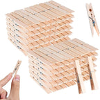 SenseYo 100 Pcs 1.9 Inch Wooden Clothespins Clips by SenseYo