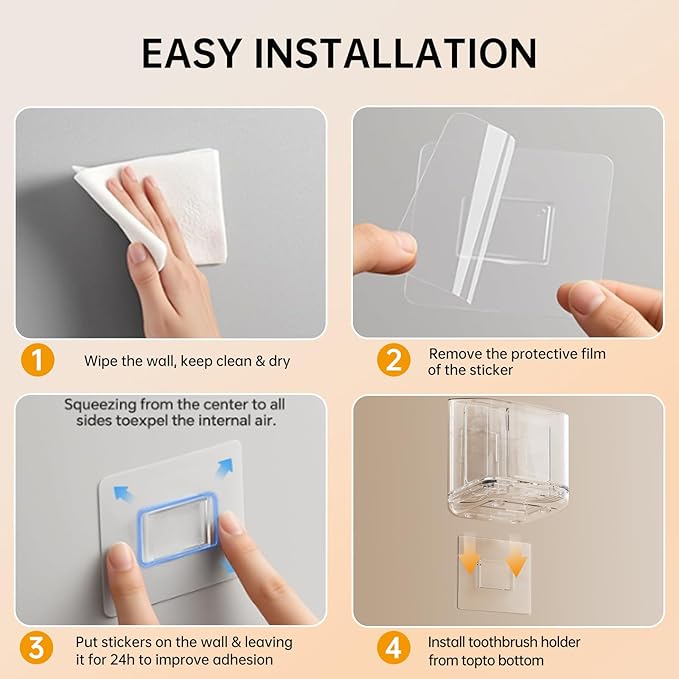 Electric Toothbrush Holder，Toothbrush and Toothpaste Holder - Image 7