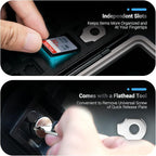 LP-E6 EN-EL15C NP-W235 FZ100 Camera Battery and Memory Card Case - Image 4
