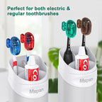 Mspan Toothbrush Head Cover Cap: Tooth Brush Protector Cute Plastic Clip Pod - Image 4
