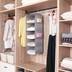 MAX Houser 5 Shelf Hanging Closet Organizer, Space Saver, Closet Hanging Shelves - Image 8