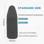 Iron Board Cover with Padding, Extra Thick Heavy Duty Aluminum Coated Ironing - Image 2