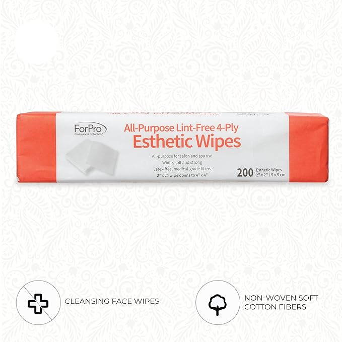 ForPro All-Purpose Lint-Free 4-Ply Esthetic Wipes, - Image 5