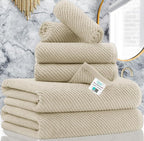 VOOVA & MOVAS Bath Towel Sets by VOOVAMOVAS