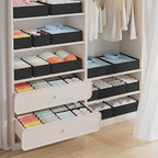 DIMJ Drawer Organizer Clothes Storage- 18 Pack Baby Dresser Organizer - Image 4