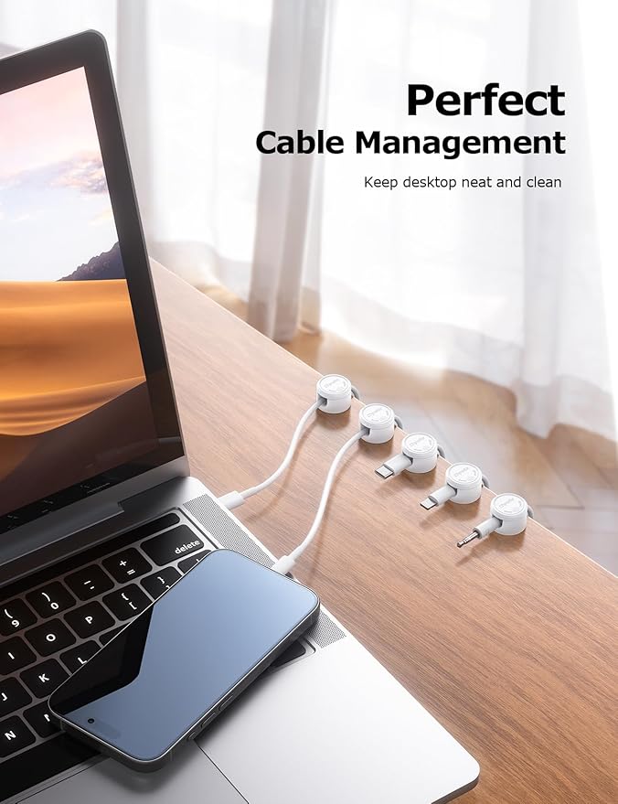 9 Pack Magnetic Cable Clips - Image 6
