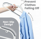 Plastic Hangers 30 Pack, Slim Hangers Non Slip - Image 4