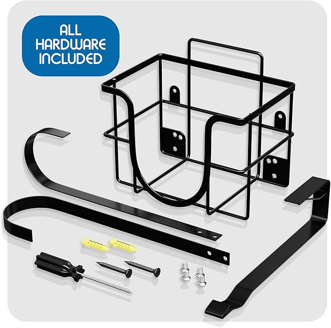 Ironing Board Holder Wall Mount & Over The Door Hanger, Laundry Room Ironing - Image 8