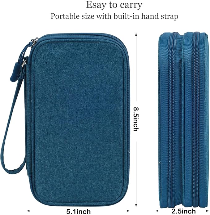 Electronics Organizer Pouch, Travel Cable Organizer Bag Waterproof Portable - Image 4
