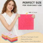 Microfiber Face Cloth Reusable Makeup Remover Facial Cleansing Towel Ultra Soft - Image 2
