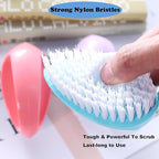 2 Pack Scrubbing Brushes for Cleaning, Heavy Duty Scrub Brush Nylon Stiff - Image 4
