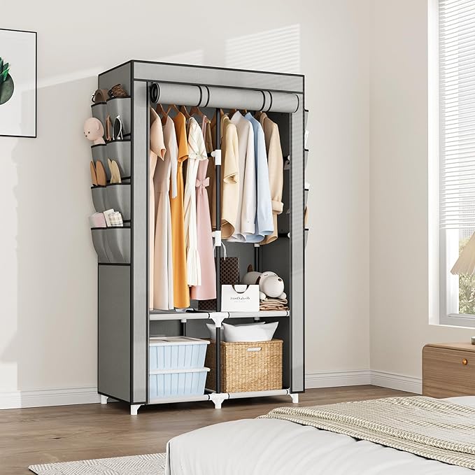 Portable Closet for Hanging Clothes, Portable Wardrobe Closet - Image 7