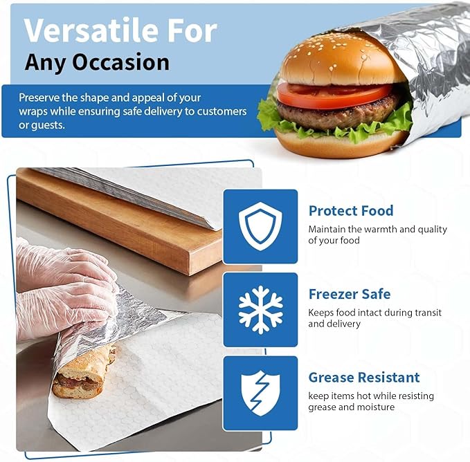 ANGEL’S PEEL LOUNGE Heavy Duty Aluminum Foil Sheets — Precut Tinfoil Wraps - Image 6