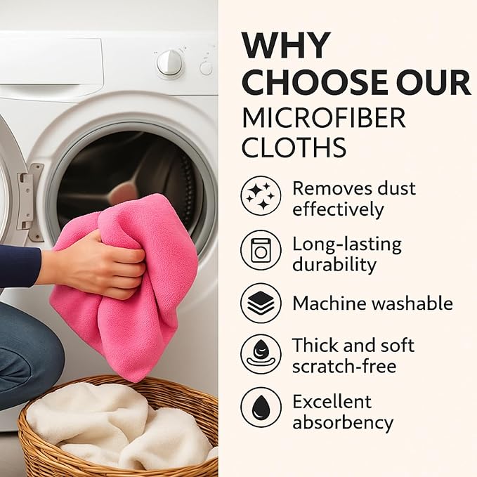 4Pcs Extra Large Microfiber Cleaning Cloths – 30x20 in Mop Towels - Image 4